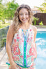 Wildflower Kiss Sleeveless Floral Print Top