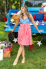 Party In The USA American Flag Cotton Dress