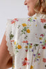Sweet Retreat Lace Trim Floral Print Sleeveless Top