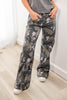 Camo-licious Cutie Camo Print Tummy Control Wide Leg Jeans