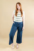 Balanced in Beauty Striped V-Neck Collar Sleeveless Top