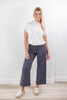 Grid Goals Diamond Plaid Straight Leg Ankle Pants