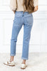 Hot Damn Bleach Wash Boyfriend Jeans