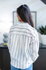 Skyline Stripes Button Down Blouse