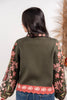Petal Party Floral Mock Neck Sweater
