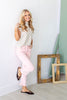 Cozy Confetti Tan Polka Dot Mock Neck Sweater