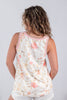 Femme Edge Floral Print Sleeveless Knit Top