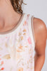Femme Edge Floral Print Sleeveless Knit Top