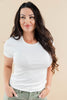 Easy Choice Short Sleeve Cotton Blend Basic Tee