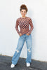 Hidden Gem High Rise Wide Leg Distressed Jeans