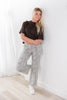 Soft Soul Short Sleeve Crewneck Wool Blend Sweater