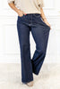 Free Spirit Retro Wide Leg Tummy Control Judy Blue Jeans