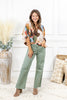 Thyme to Shine Wide Leg Crop Mica Denim Jeans