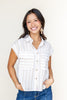 Calm Currents Button Down Top