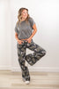 Camo-licious Cutie Camo Print Tummy Control Wide Leg Jeans