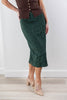 Girls Night Lace Overlay Knee Length Pencil Skirt