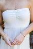 Happy Vibes Strapless Maxi Dress