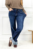 Midnight in Paris Wide Leg Super Long Jeans