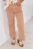 Brown Sugar Babe Wide Leg Crop Jeans