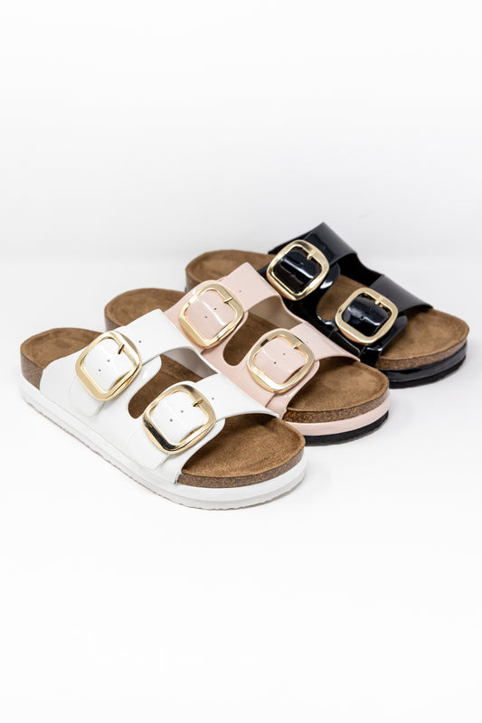 Sole Savvy Big Buckle Slides