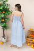 Corset Kisses Striped A-Line Dress