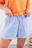 Dream Darling Seersucker Striped Shorts