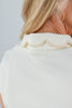 Delicate Statement Scalloped Sleeveless A-Line Dress