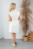 Delicate Statement Scalloped Sleeveless A-Line Dress