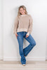 Wavelength Stripe Sweater Top