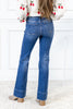 Stylish Step Trouser Hem Bootcut Vervet Jeans