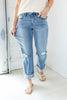 Icon Behavior Distressed Straight Leg Jeans