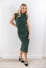 Girls Night Lace Overlay Knee Length Pencil Skirt