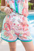 Wildflower Kiss Floral Print Shorts