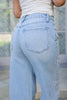 Next Level Cuffed Striped Jeans