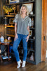 Pretty Pick Cotton Blend V-Neck Floral Embroidered Puff Sleeve Top