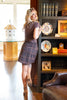 Hidden Desire Wool Blend Faux Wrap Plaid Mini Skirt