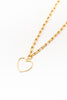 Sweet Love Open Heart Necklace