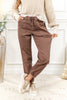 Cocoa Beach Brown Jogger Mica Denim Jeans