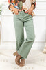 Thyme to Shine Wide Leg Crop Mica Denim Jeans