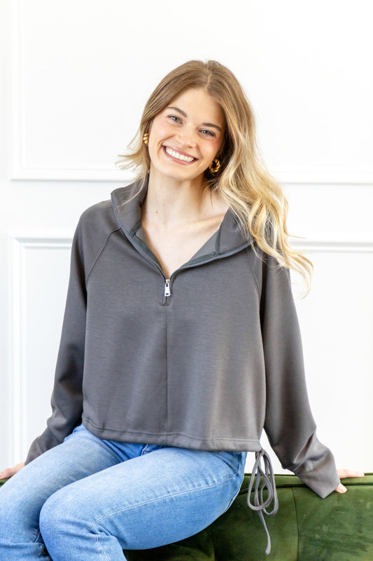 Relaxed Retreat Funnel Neck Pullover