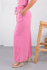 Cutie Core Cotton Blend Wide Leg Lounge Set