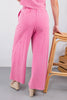 Cutie Core Cotton Blend Wide Leg Lounge Set