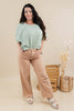 Daily Obsession Oversized Dolman Sleeve Cotton Blend Tee