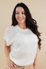 Forever Chic Lightweight Open Weave Dolman Sleeve Sweater