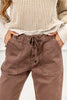 Cocoa Beach Brown Jogger Mica Denim Jeans