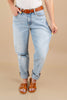 Loop Me In Bandana Loop Boyfriend Jeans