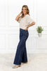 Free Spirit Retro Wide Leg Tummy Control Judy Blue Jeans