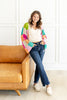 Gran's Girl Patchwork Knit Cardigan Sweater