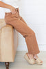 Cafe Kissed Patch Pocket Cropped Jeans