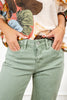 Thyme to Shine Wide Leg Crop Mica Denim Jeans